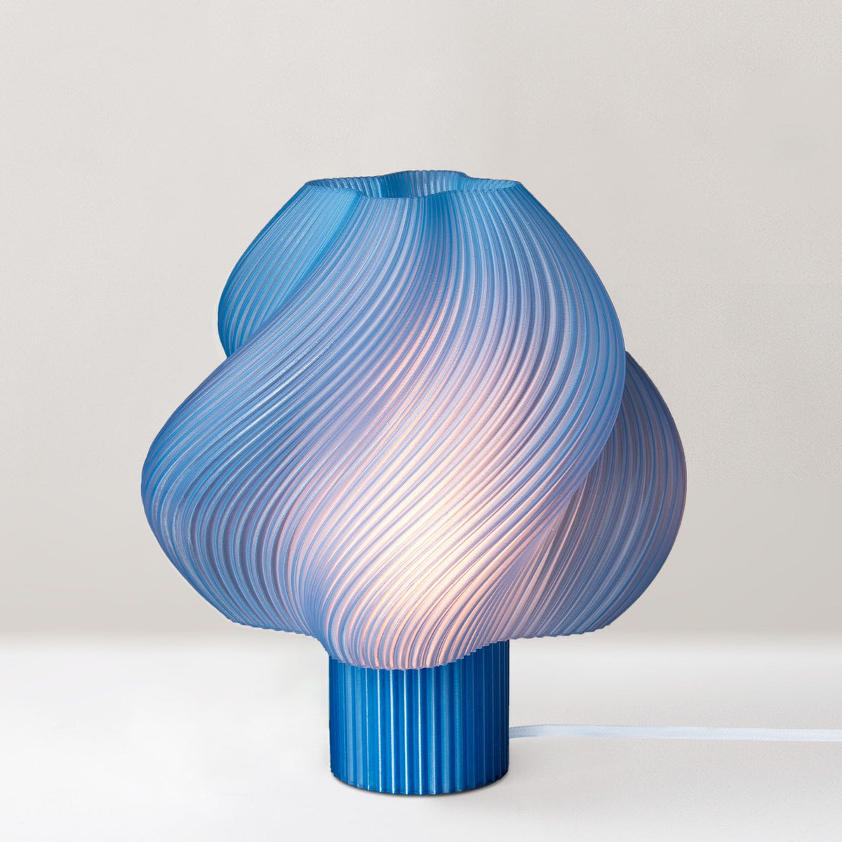 Crème Atelier soft serve lamp, Large, Blueberry Sorbet