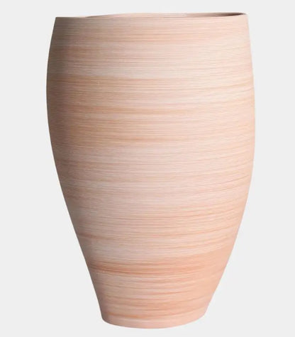 Solara Vase 3D-Printed 27 cm (10.63 in) Warm terracotta blush