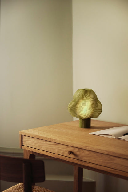 Crème Atelier soft serve lamp, Portable, Olive