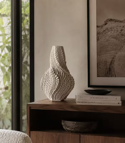 Aria Ceramic Vase – 3D Printed Sculptural Design Large 40 cm (15.75 in)