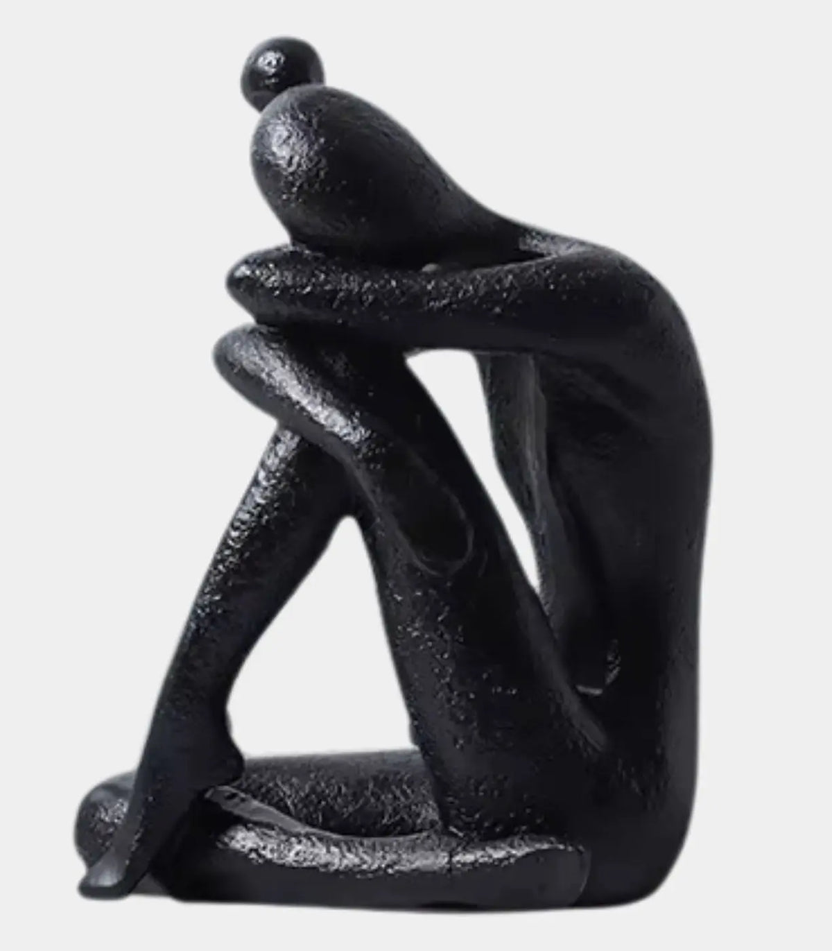 Reverie Decorative Sculptute – Handmade Resin Decorative Object Bookend 14 cm (5.51 in) Black