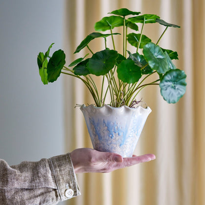 Bertha stoneware flower pot (last 1)