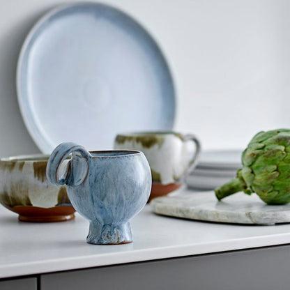 Avonlea stoneware Cup, Sky blue, set of 4