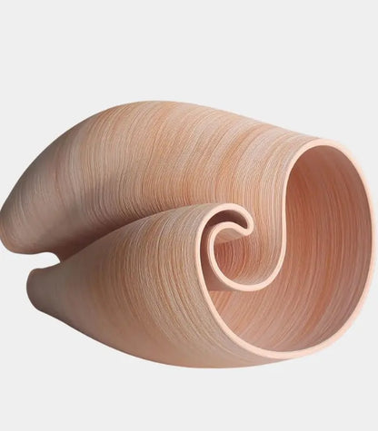 Solara Vase 3D-Printed 27 cm (10.63 in) Warm terracotta blush