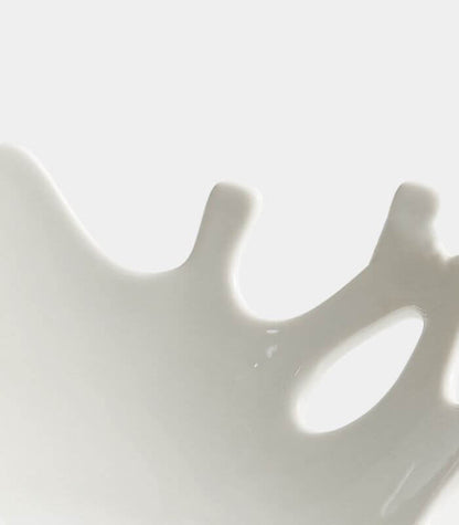 Splash Ceramic Serving Bowl | Modern Abstract Design | Decorative Fruit & Salad Bowl 28 cm