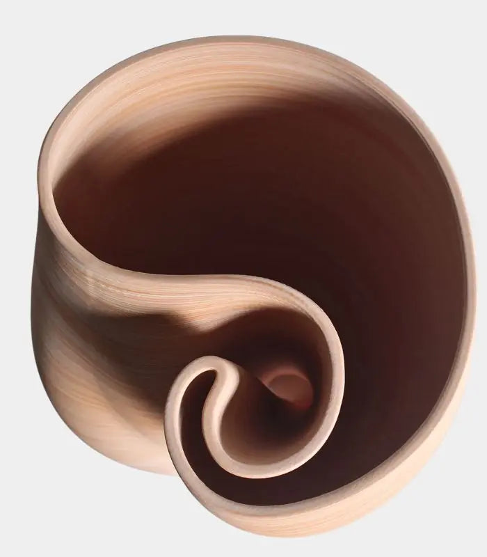 Solara Vase 3D-Printed 27 cm (10.63 in) Warm terracotta blush