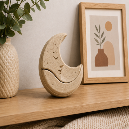 Ceramic Crescent Moon Decorative Bowl