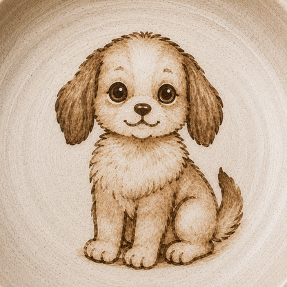 Ceramic Puppy Decorative Bowl