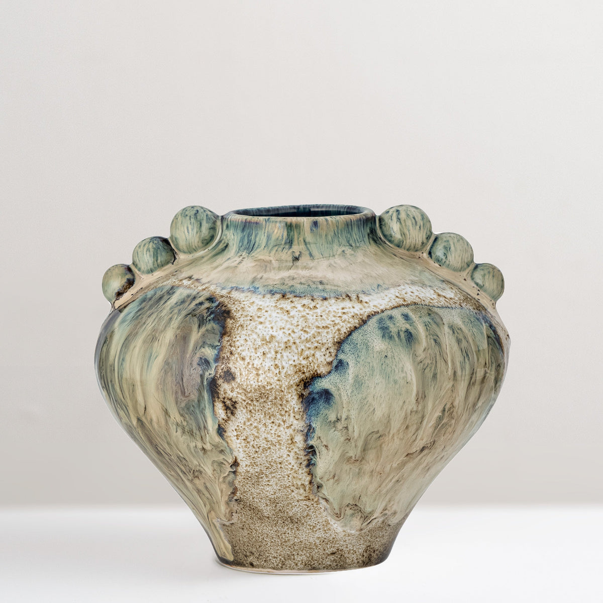 Cophia glaze stoneware vase