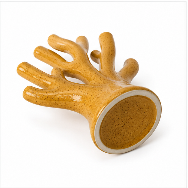 Coral Branch Ceramic Vase