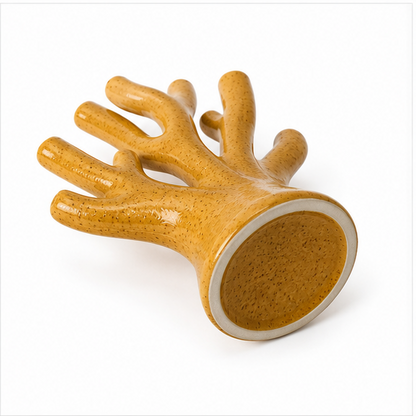 Coral Branch Ceramic Vase