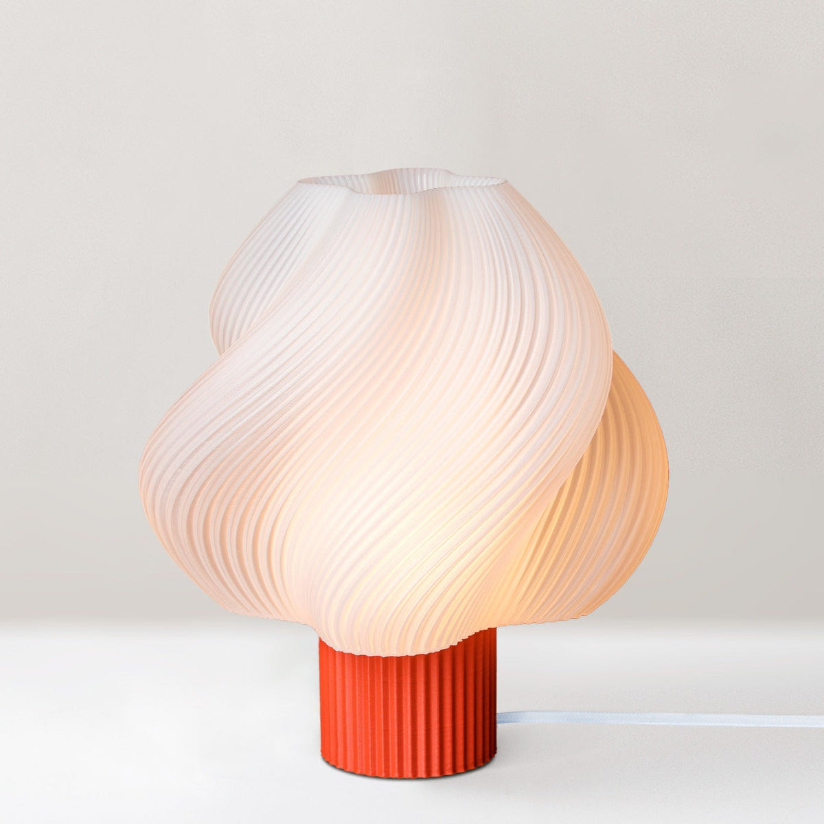 Crème Atelier soft serve lamp, Large, Rhubarb