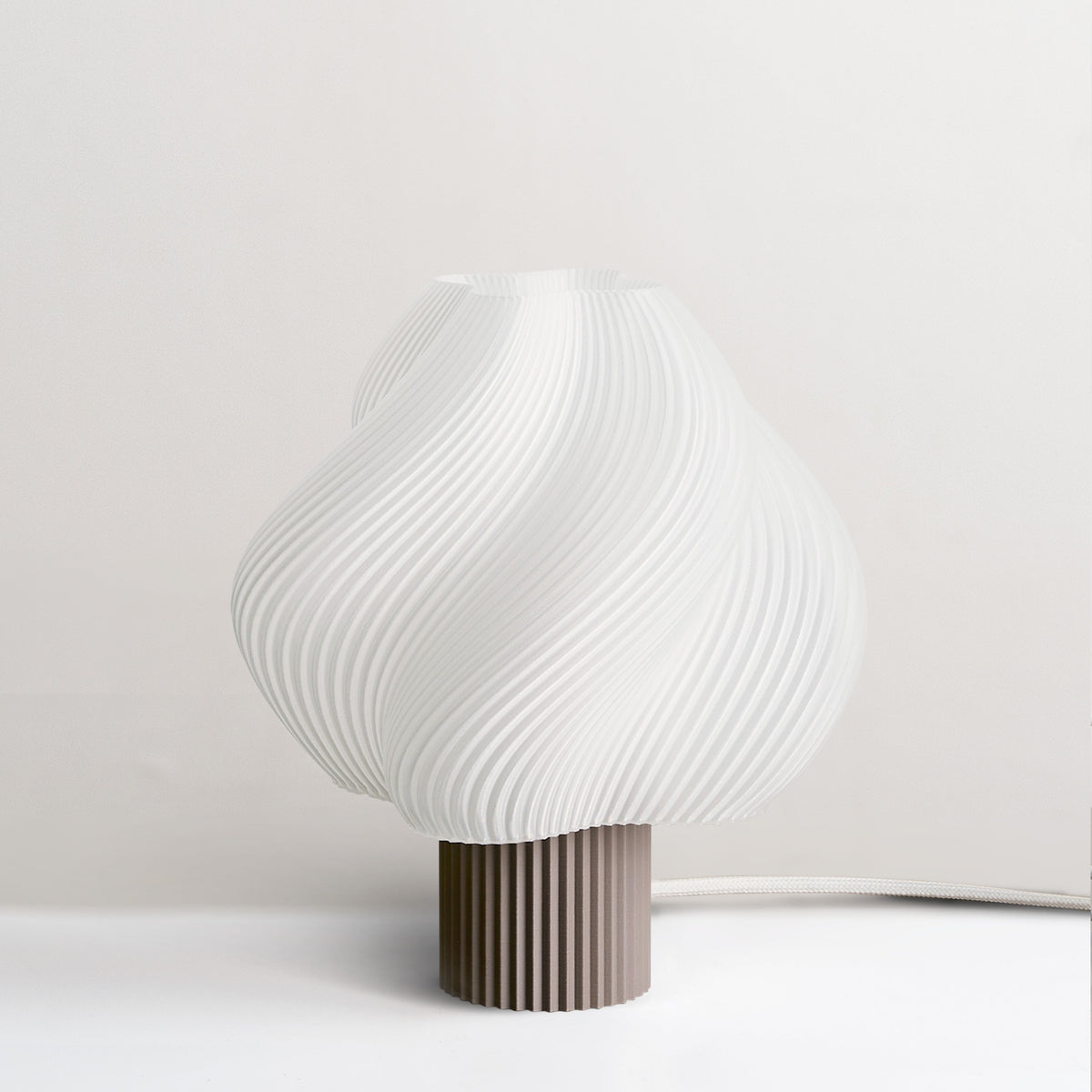 Crème Atelier soft serve lamp, Medium, Mocha -  1 in stock