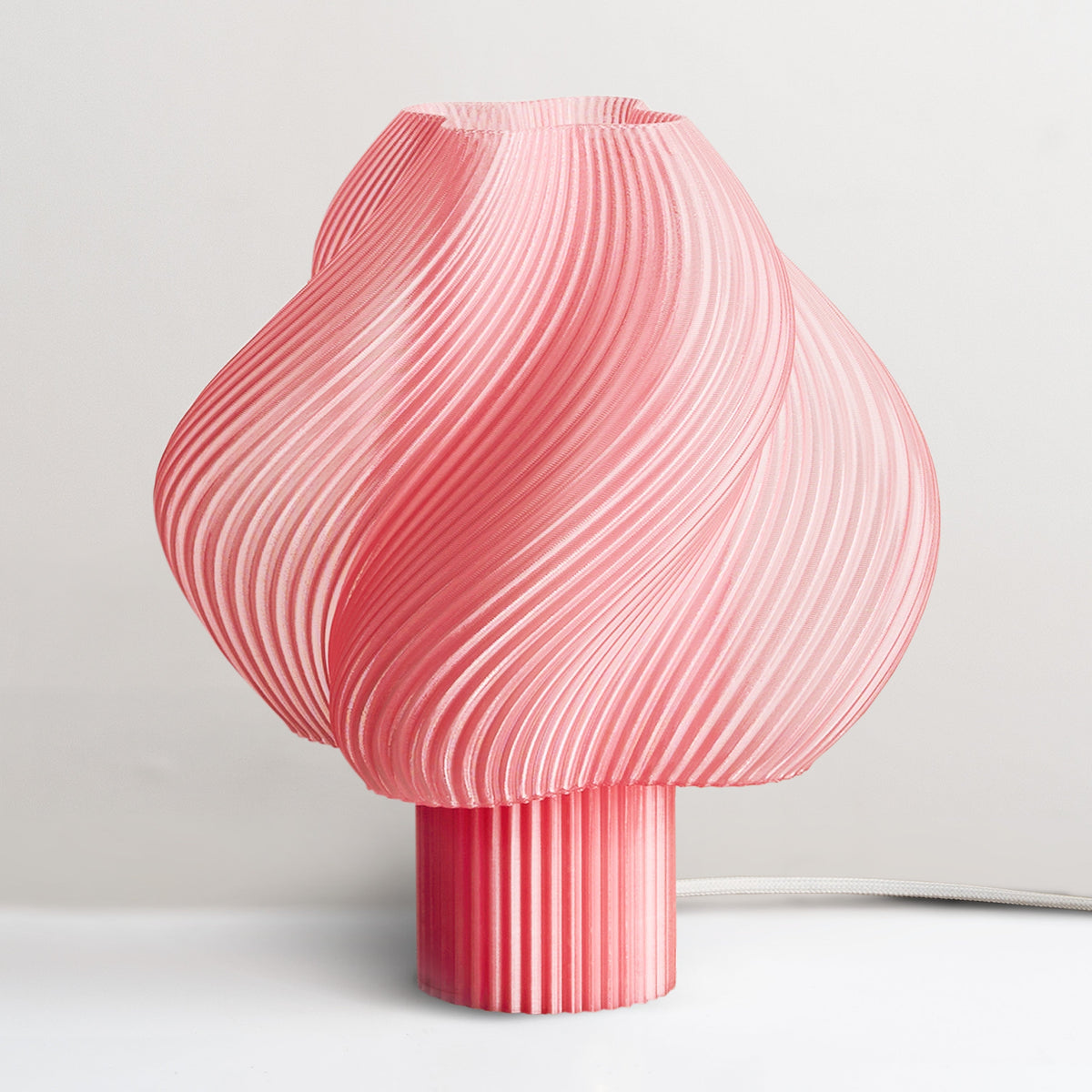 Crème Atelier soft serve lamp, Large, Peach Sorbet
