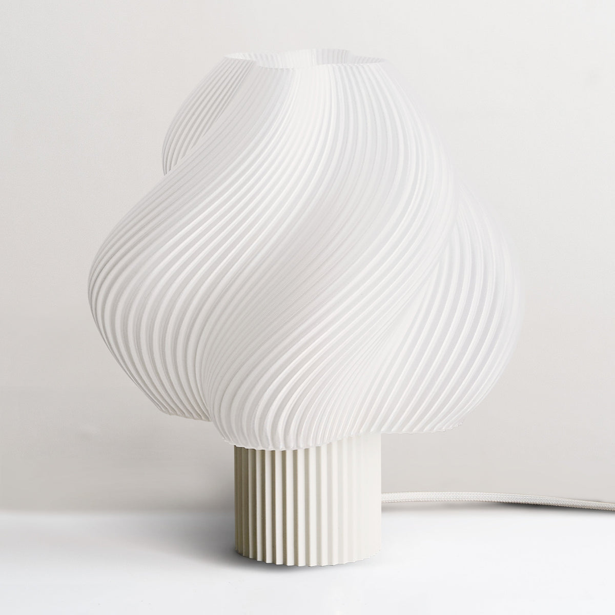 Crème Atelier soft serve lamp, Large, Vanilla bean