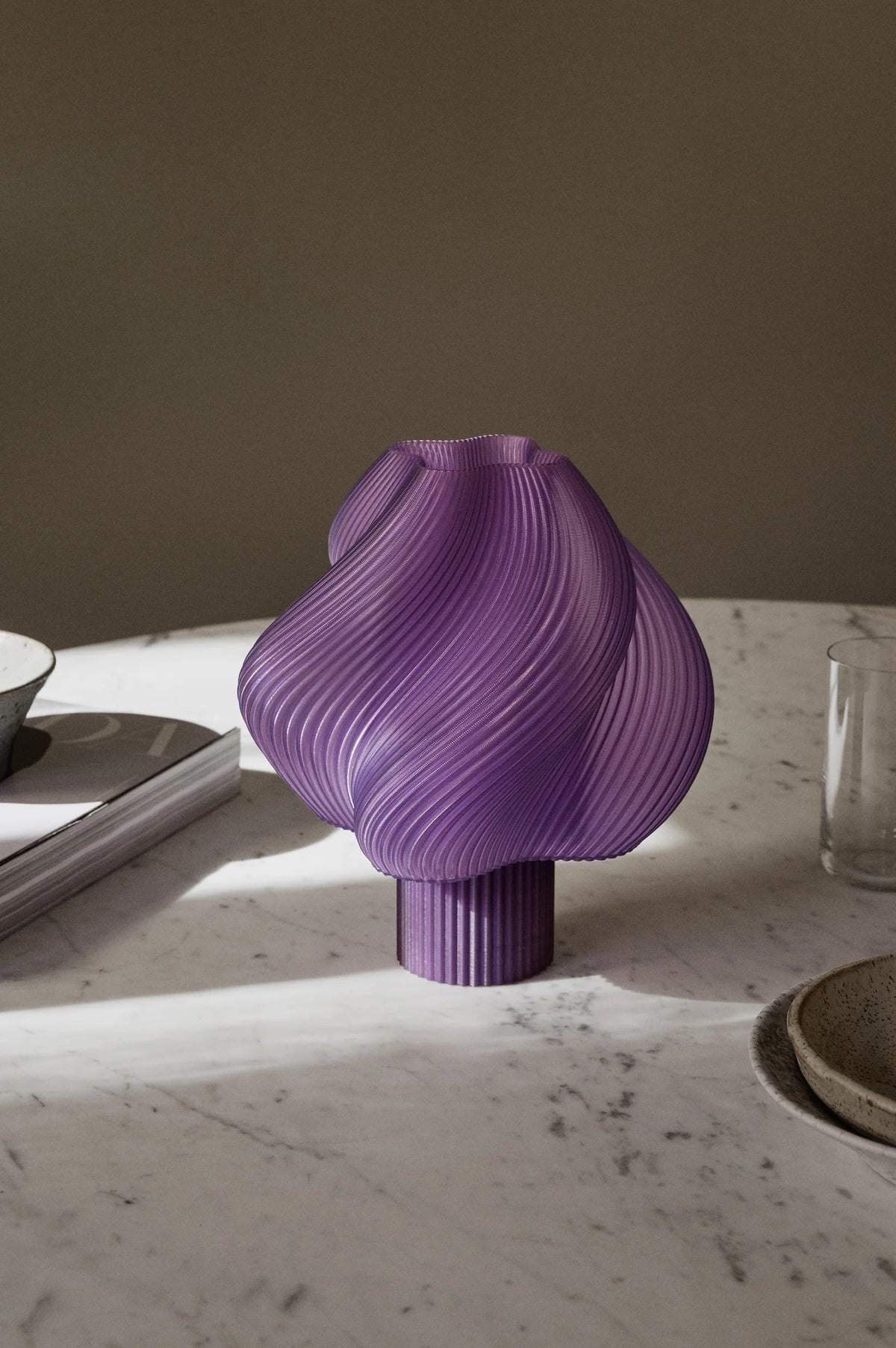 Crème Atelier soft serve lamp, Portable, Lavender