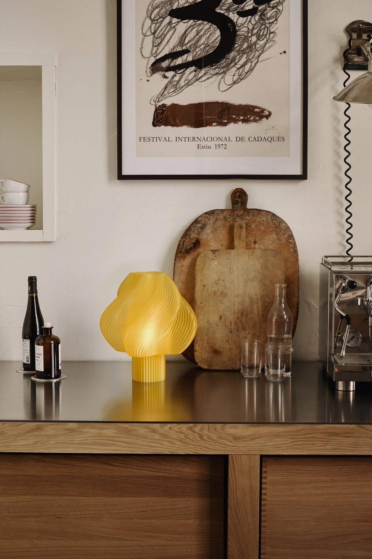 Crème Atelier soft serve lamp, Large, Limoncello Sorbet