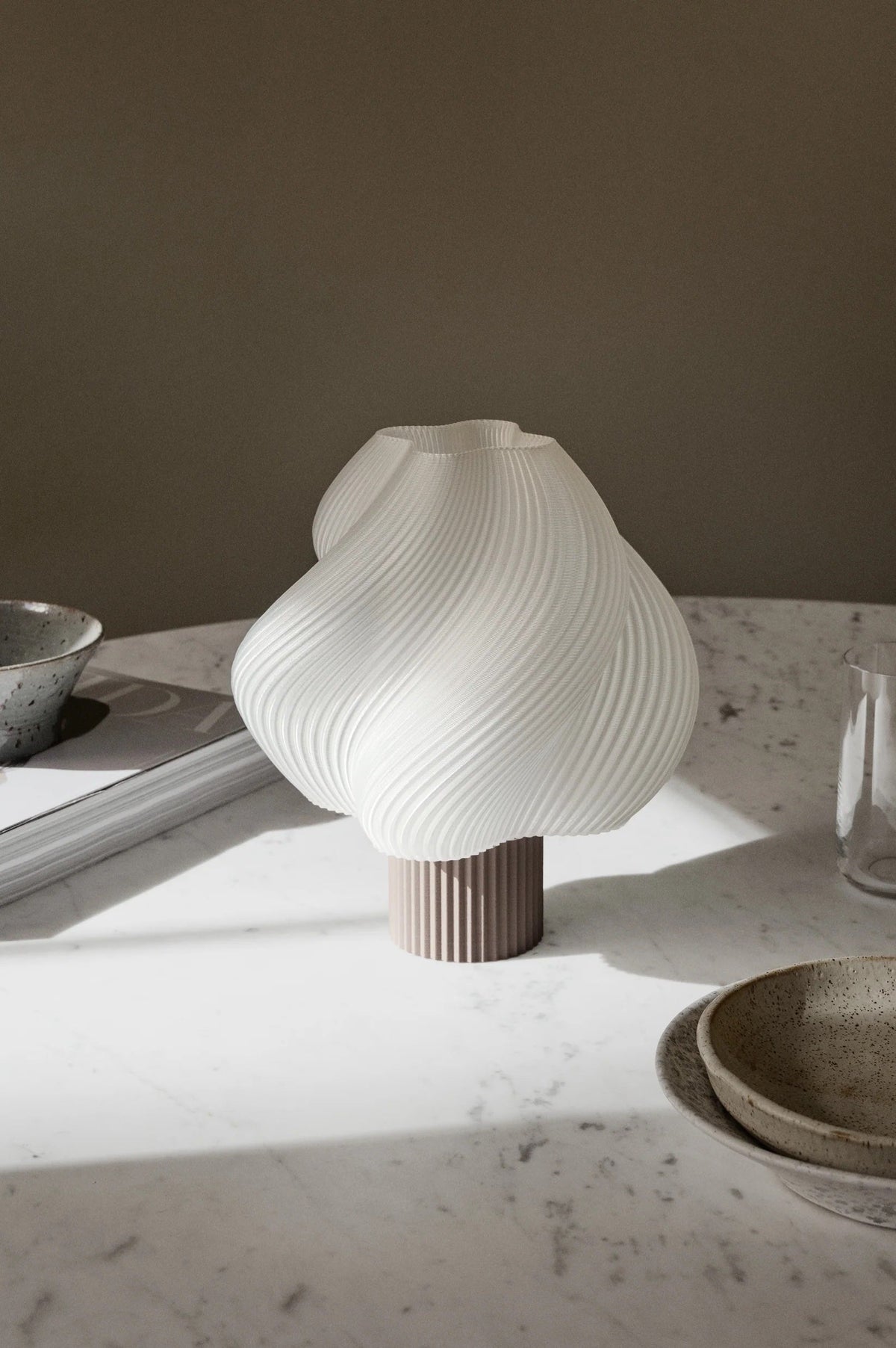 Crème Atelier soft serve lamp, Portable, Mocha
