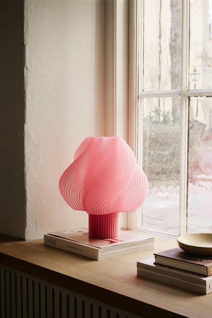 Crème Atelier soft serve lamp, Large, Peach Sorbet