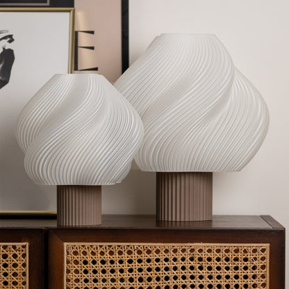 Crème Atelier soft serve lamp, Medium, Mocha -  1 in stock
