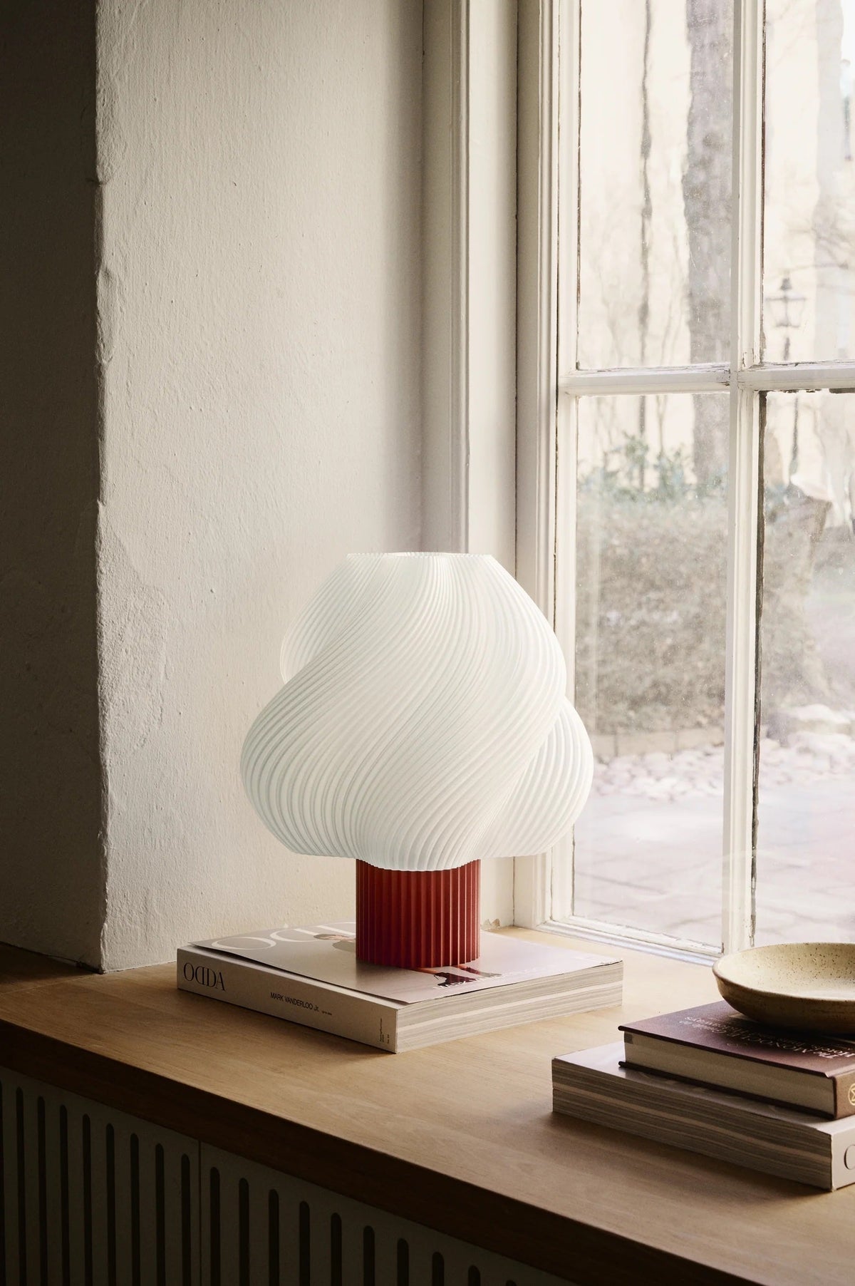 Crème Atelier soft serve lamp, Large, Rhubarb