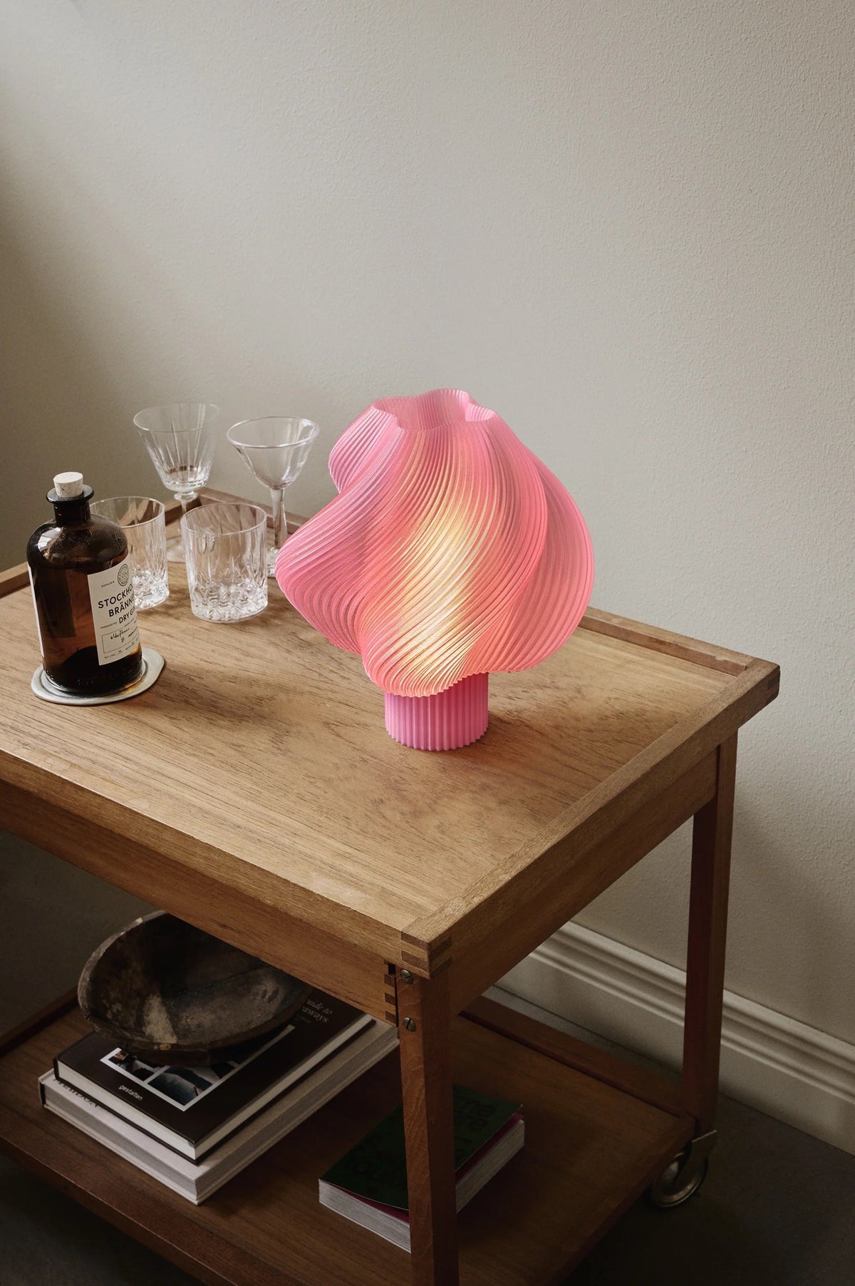 Crème Atelier soft serve lamp, Medium, Rose Sorbet -  1 in stock