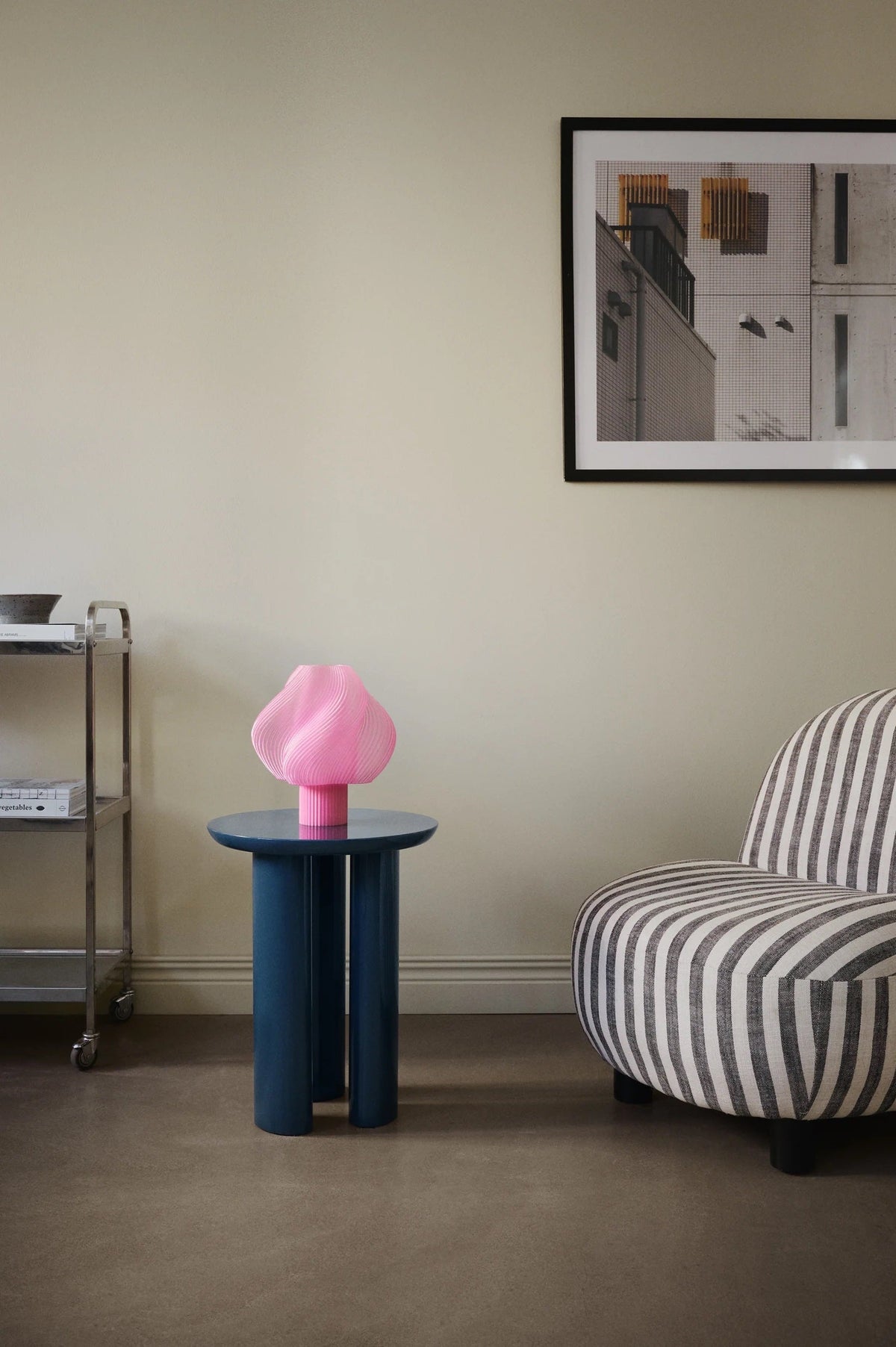 Crème Atelier soft serve lamp, Medium, Rose Sorbet -  1 in stock