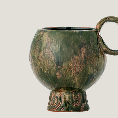 Avonlea stoneware Cup, forest green, set of 4