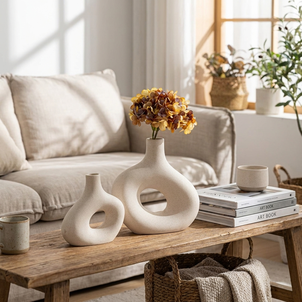 Display Cabinet Ceramic Vase