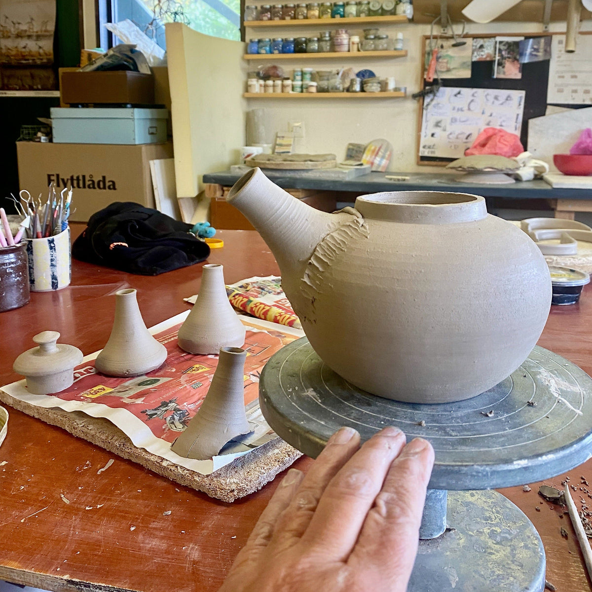 Åke Handmade glazed teapot